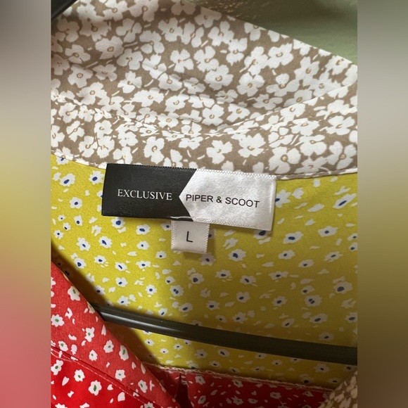 Piper and Scoot Rookie long sleeve top in red + taupe - Picture 6 of 6